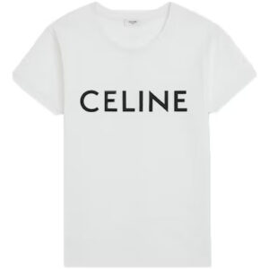 Celine Cotton T shirt white