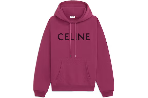 Celine Loose Cotton Sweatshirt pink
